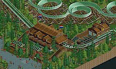 Coaster Station and Transfer Track