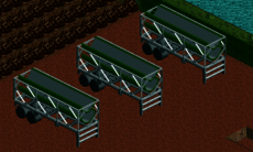 Trailers with pipes