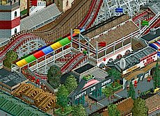 Coaster Entrance and Station
