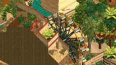 Ferris Wheel for a log flume lift
