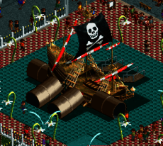 Pirate ship as slide
