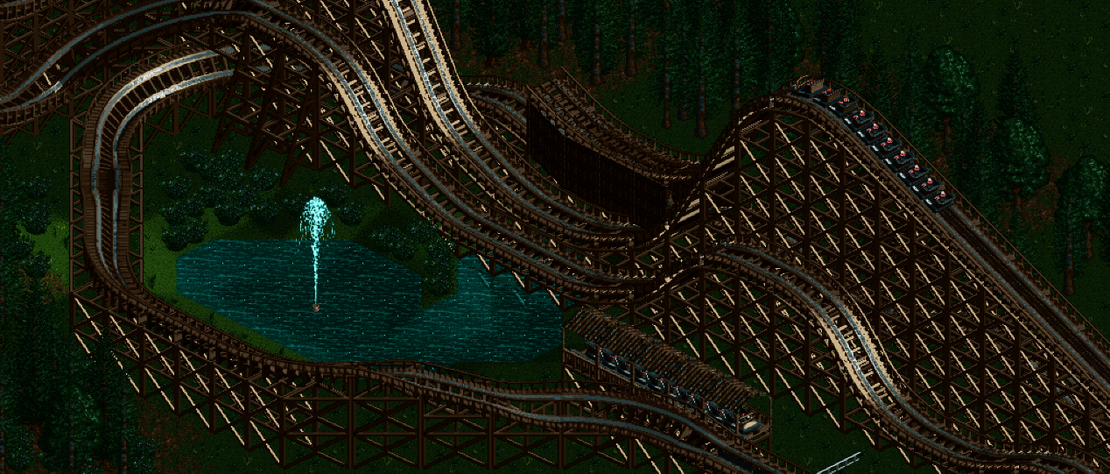 Git Gud 047 - Making a Realistic Wooden Rollercoaster!