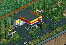Petrol or Gas Station