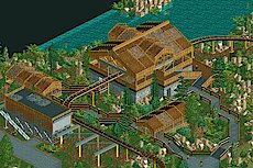 Coaster Station, Queue and Support Buildings
