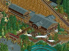 Coaster Station and Entrance